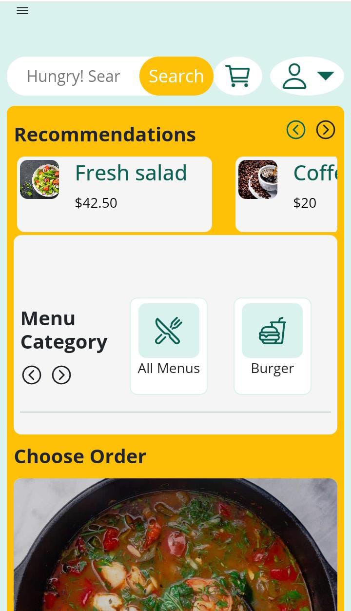 Food Ordering Website